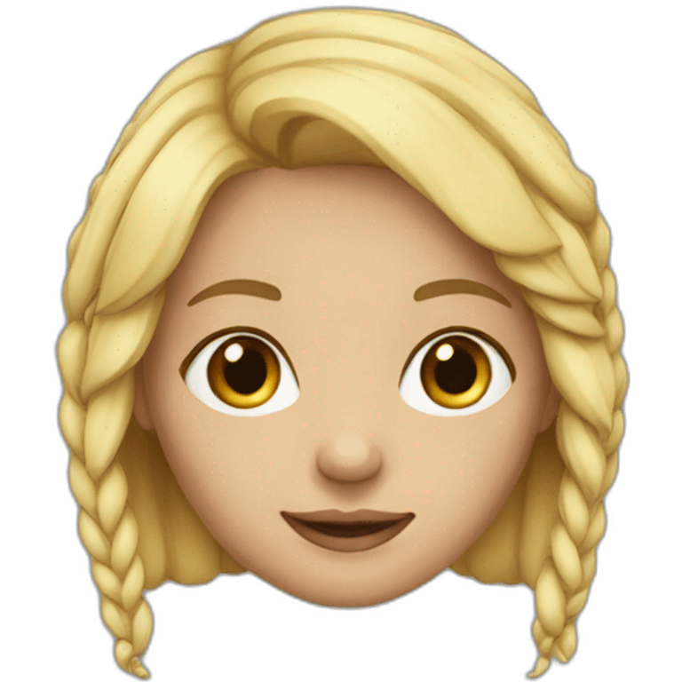  a girl emoji