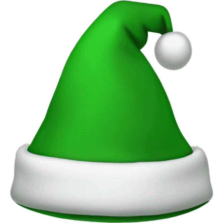 Green Santa hat emoji