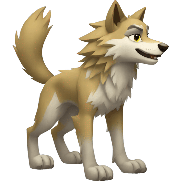 Animal-Jam-Wolf full body emoji