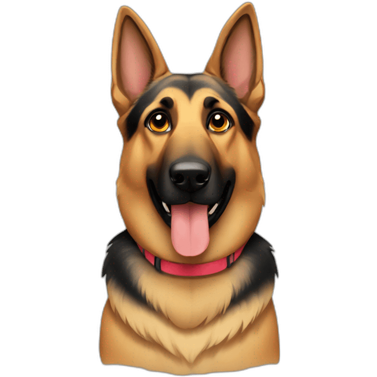 German shepherd  emoji