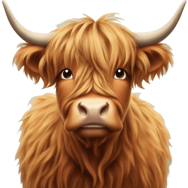 Highland cow emoji