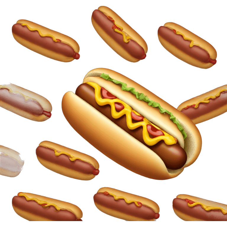 hot dog emoji