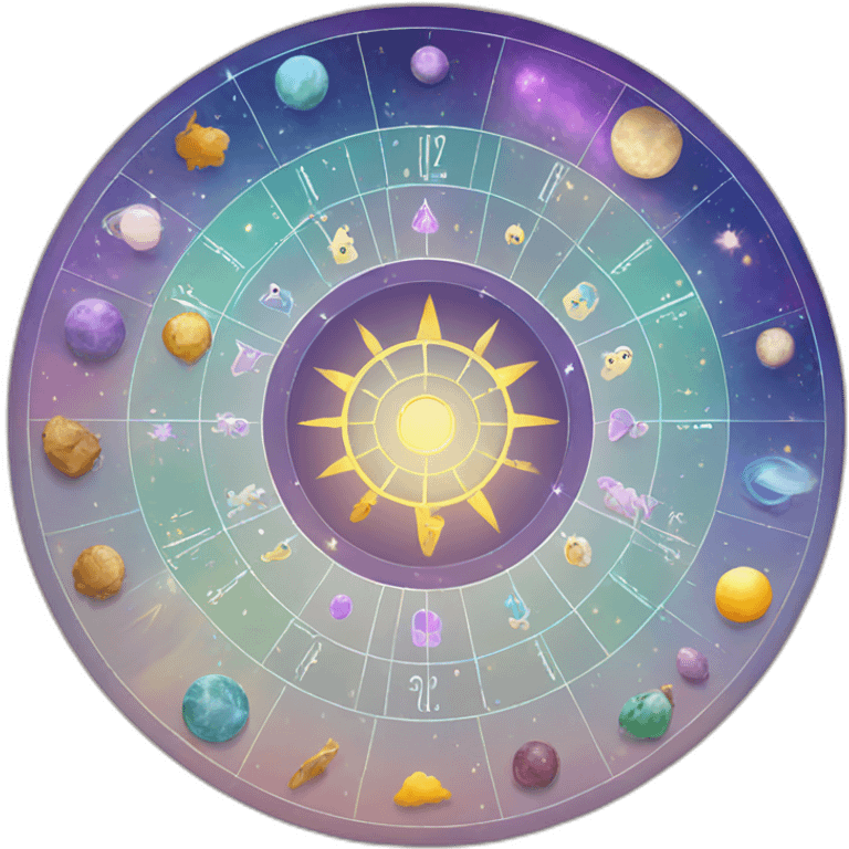 Astrology wheel emoji