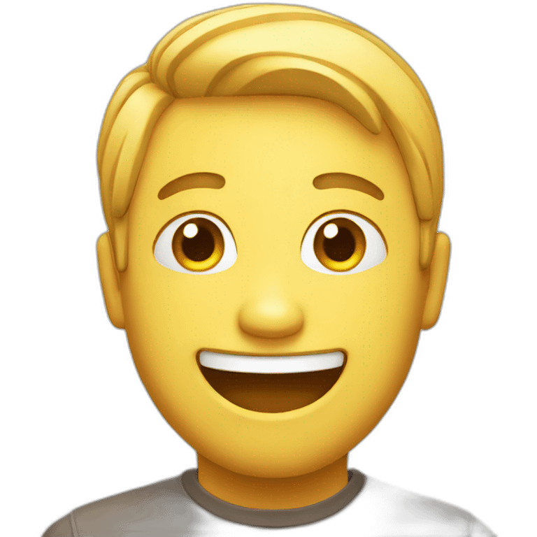 3D smiling emoji emoji