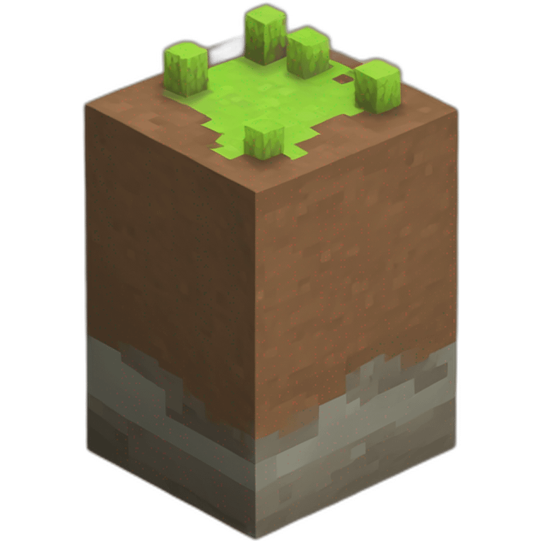 minecraft dirt block emoji