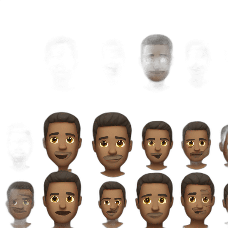 Realistic men emoji