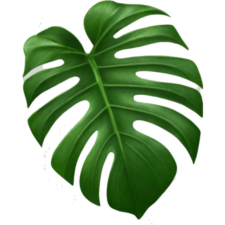 monstera deliciosa leaf  emoji