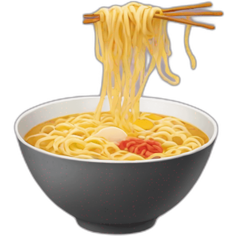 eat a ramen emoji