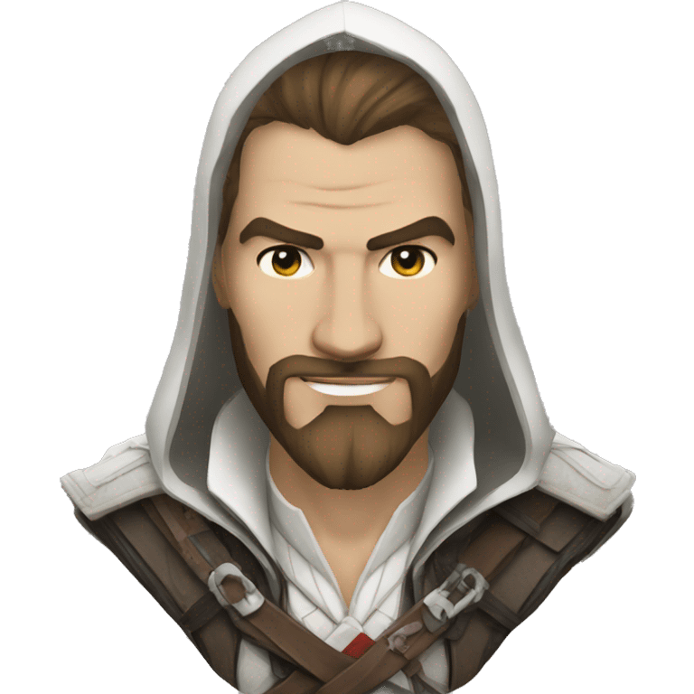 assassin creed no mustache only beard emoji