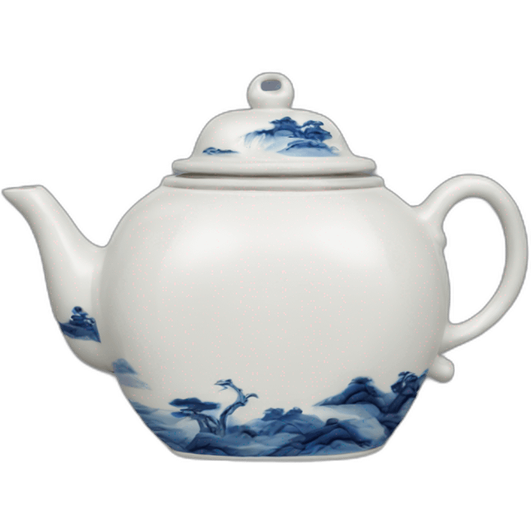 Chinese porcelain teapot emoji