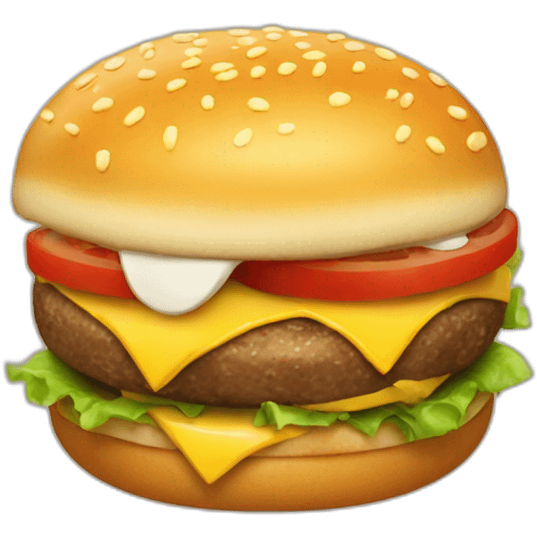 Hamburger qui marche emoji