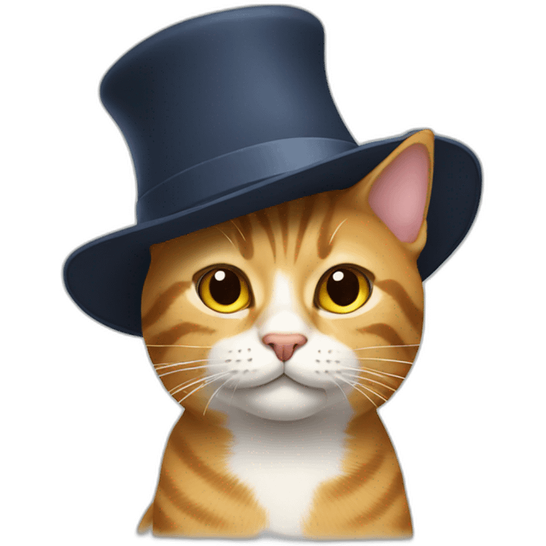 cat with a hat emoji