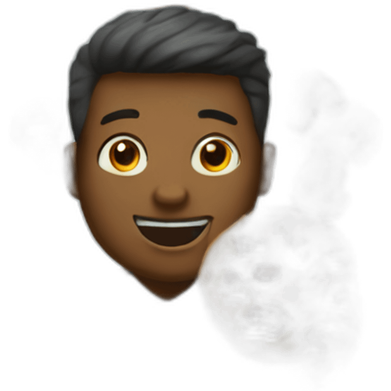 Un monsieur qui manges de cookies  emoji