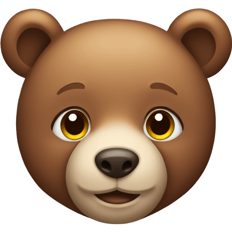 Cute bear emoji