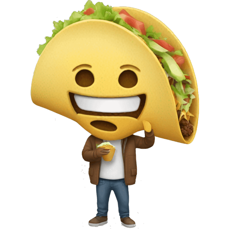 eating tacos emoji