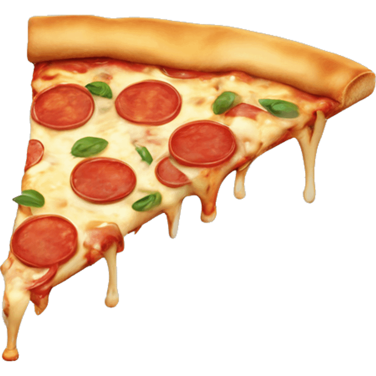 sawave pizza slice with legs, hands and a face and a cool googles emoji