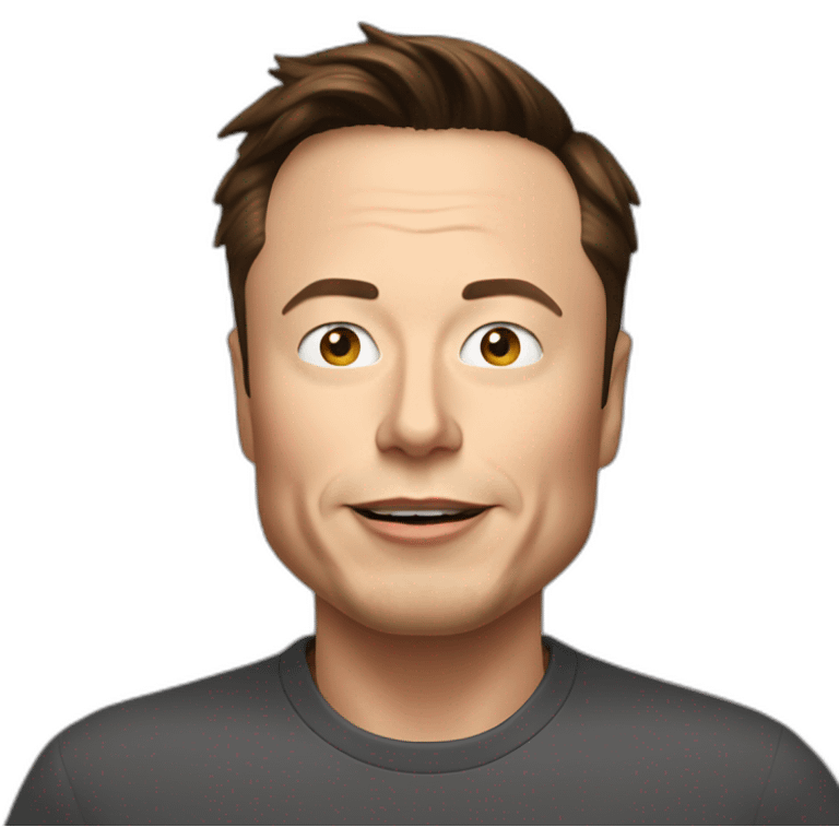 Elon musk entrain de manger emoji