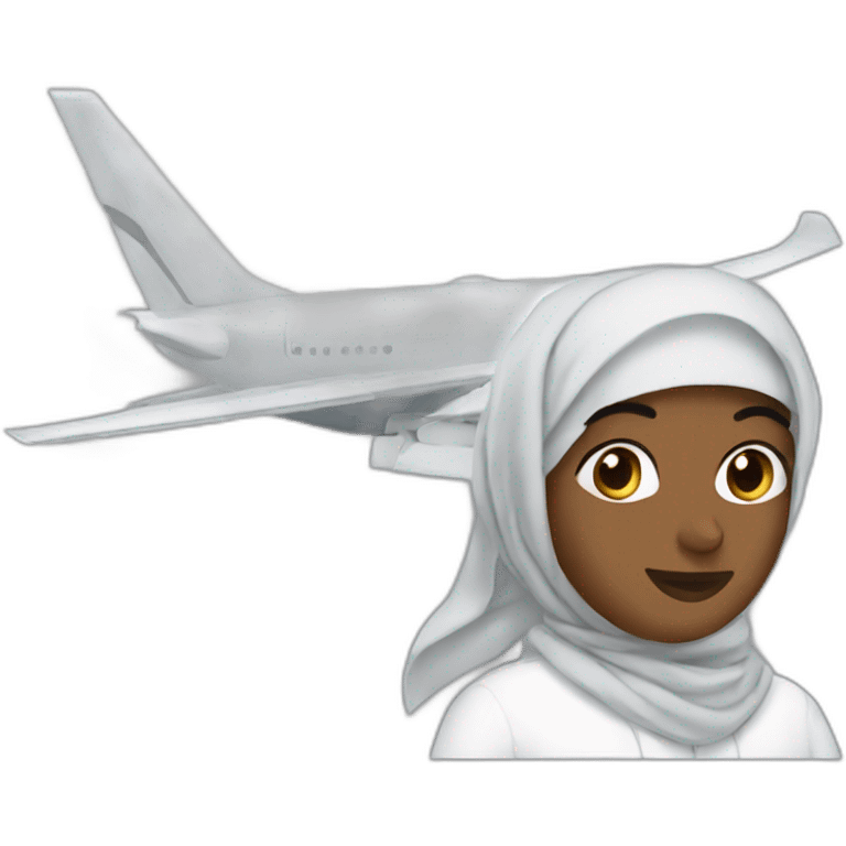 airplane muslim emoji