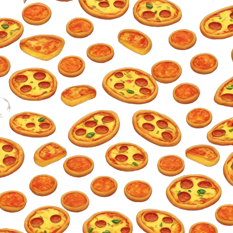 Yummy face pizza emoji