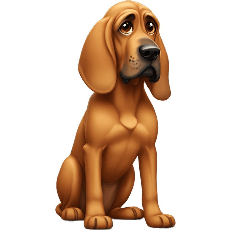 Bloodhound dog  emoji