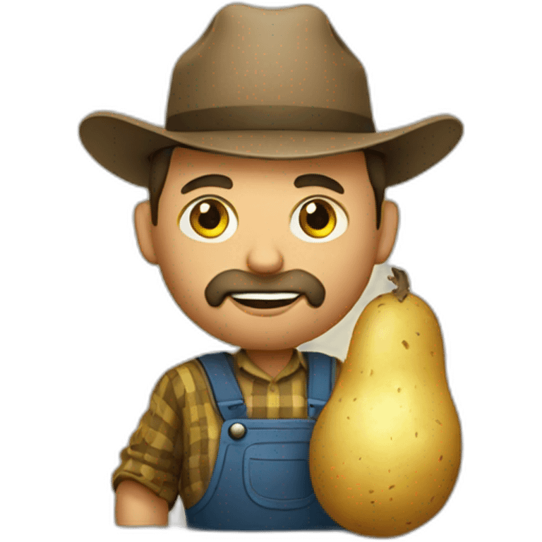 farmer with a potato emoji