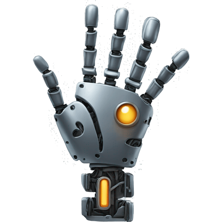 robot hand emoji