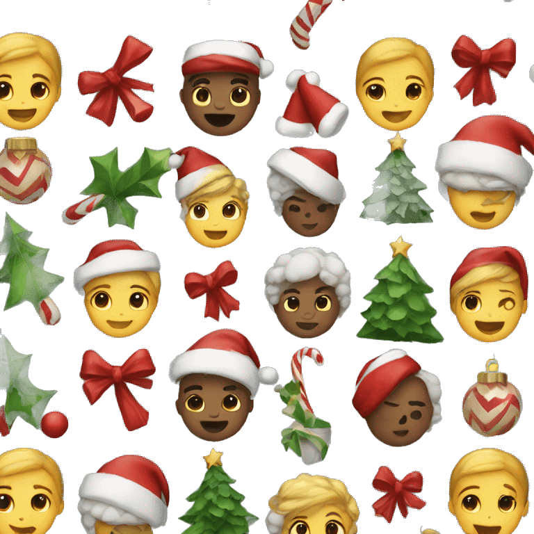 Christmas vibes emoji