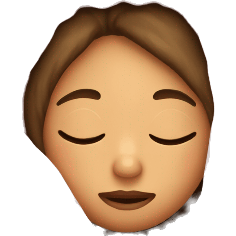 girl sleeping in blanket emoji