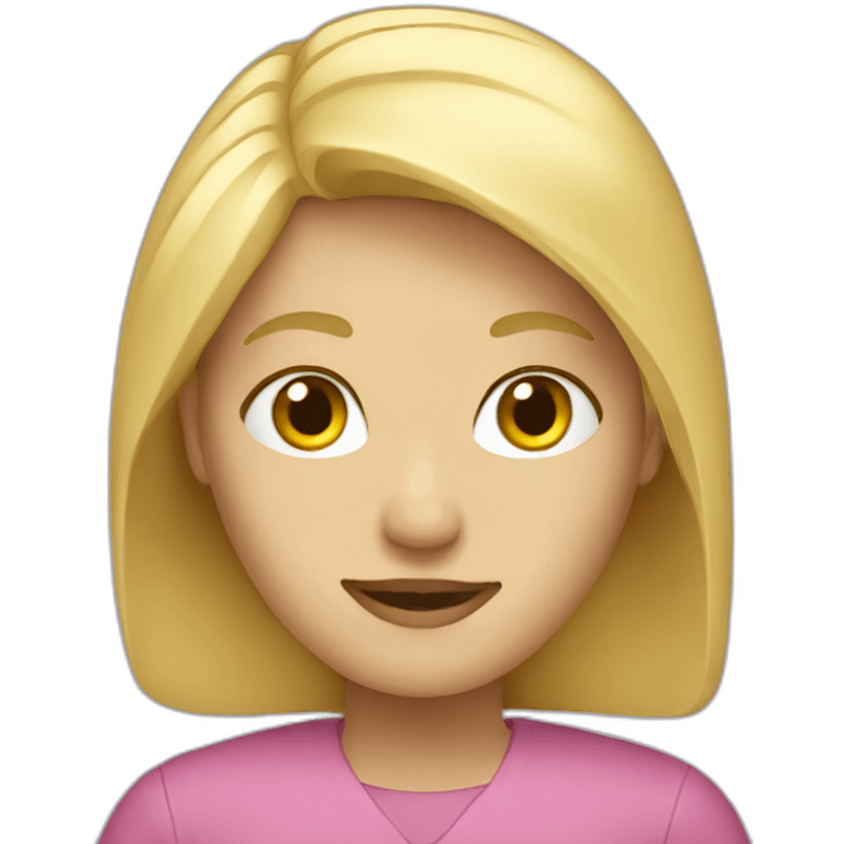 Un blond emoji