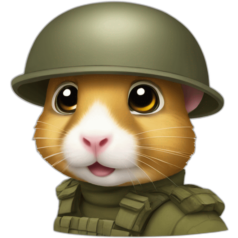 combat hamster soldier emoji