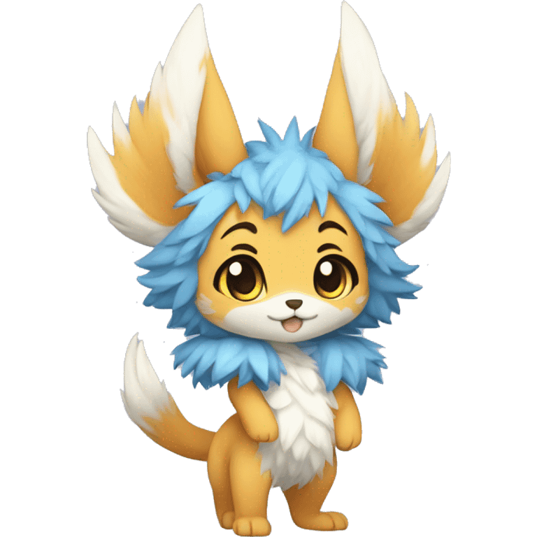 Anthro Chibi-style-Fur-Sona-Fakémon Full Body emoji