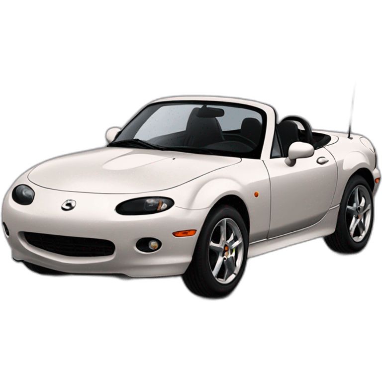 mazda mx-5 nb 1999 orange evolution emoji