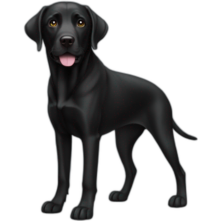 Black-Labrador-skinny emoji