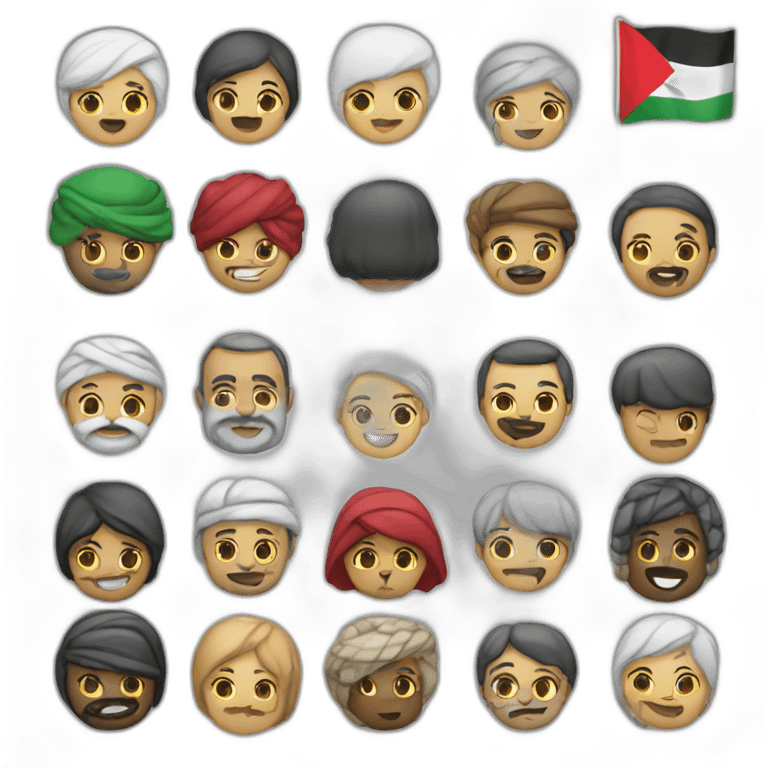 Support Palestine and its people emoji