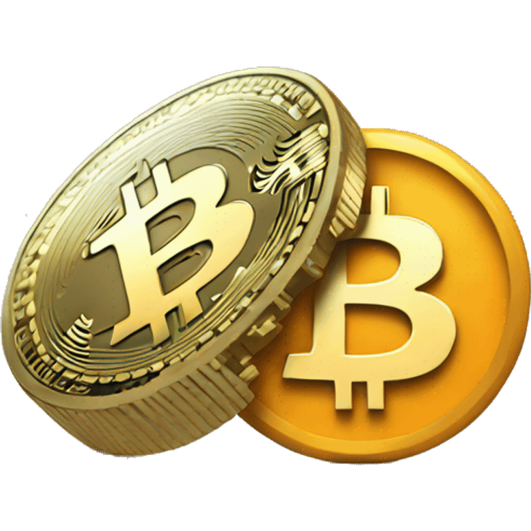 bitcoin half emoji