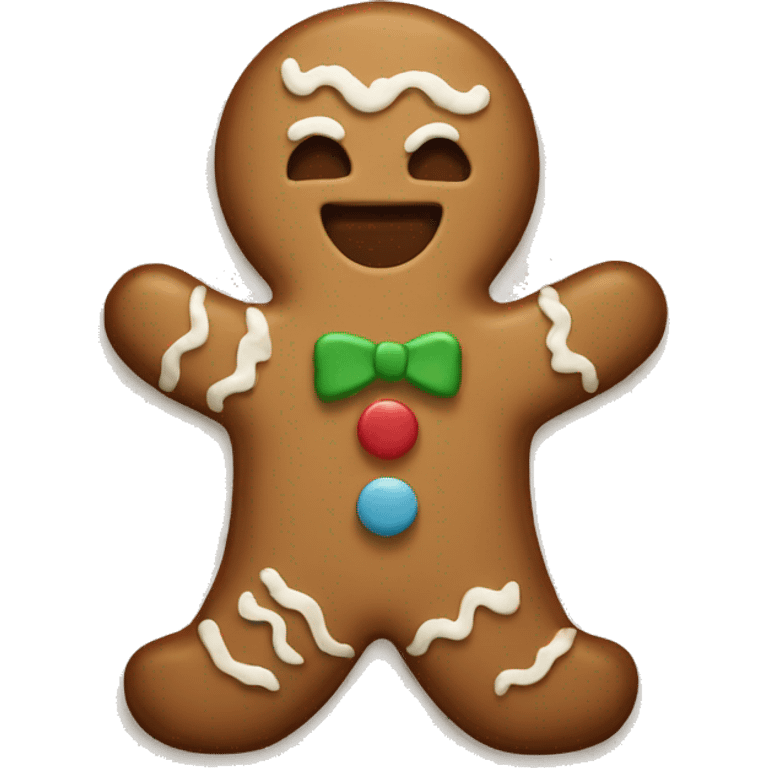 Gingerbread cookie emoji