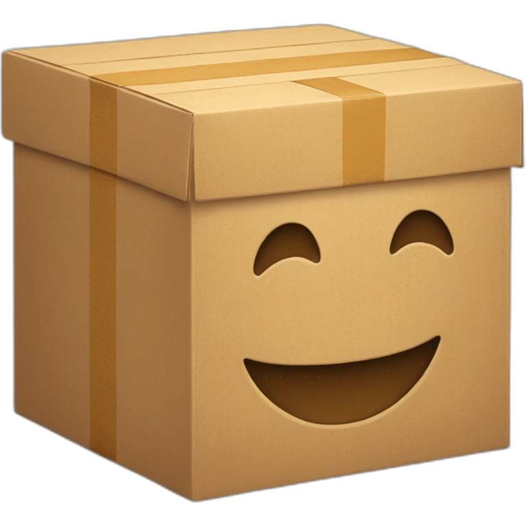 box with smile emoji