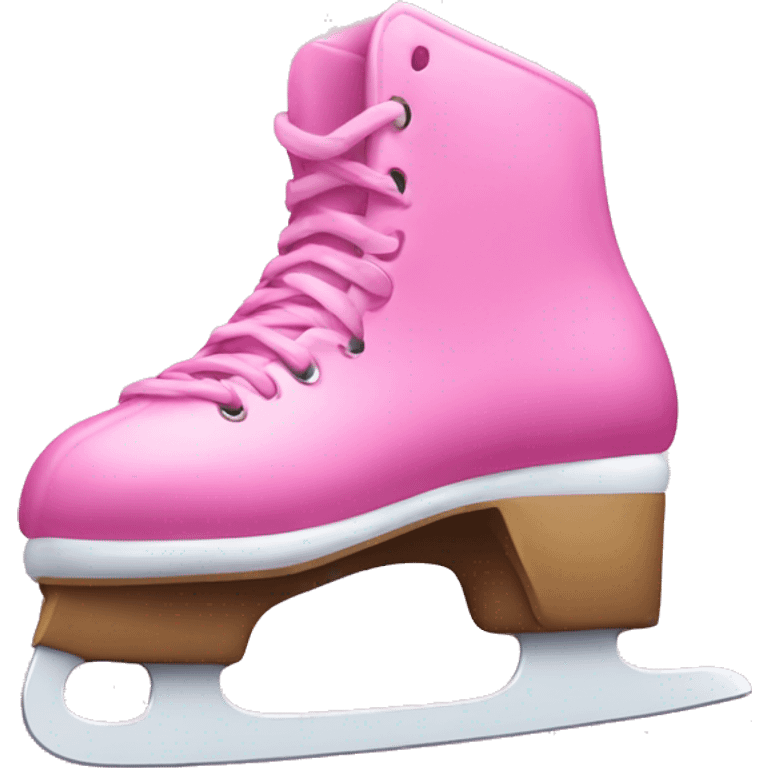 Pink ice skate  emoji