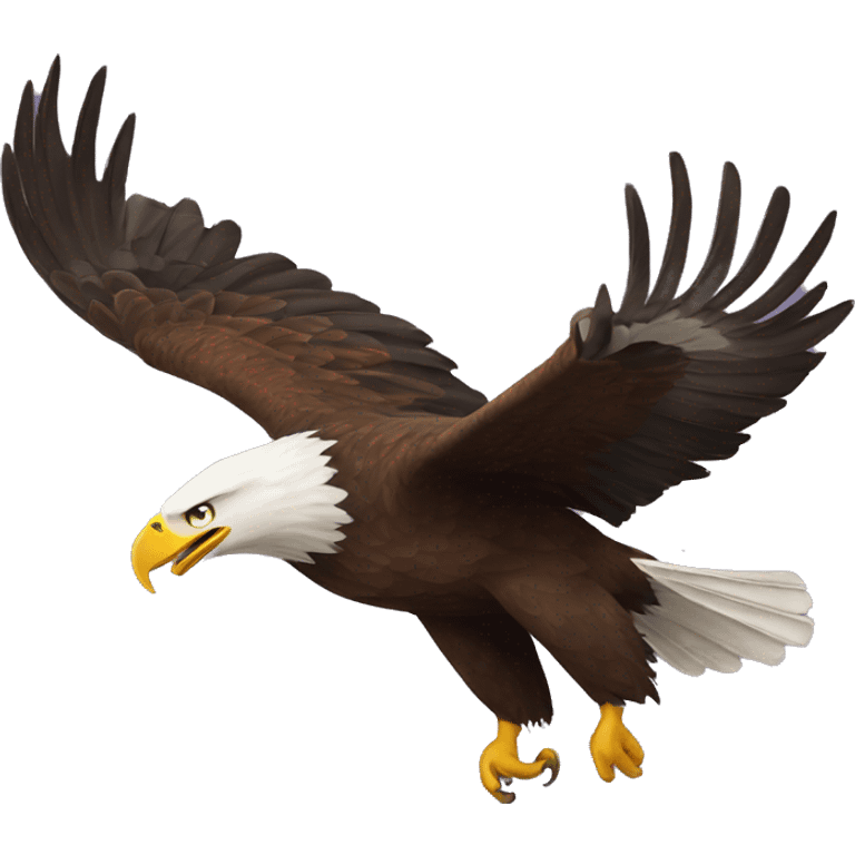 Bald Eagle Flying emoji