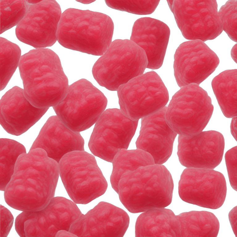 gummy raspberry candy emoji