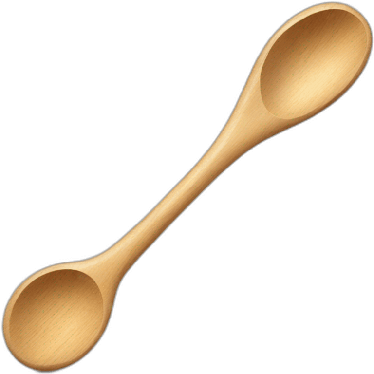 flat edge wooden spoon emoji