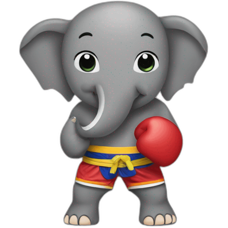 Elephant muay thai  emoji