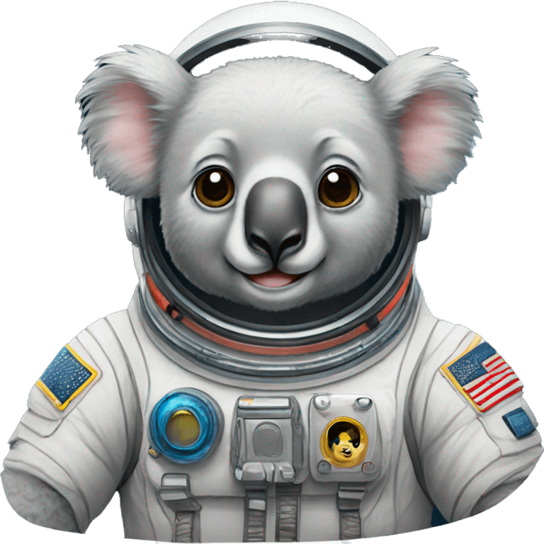 Koala astronauta emoji