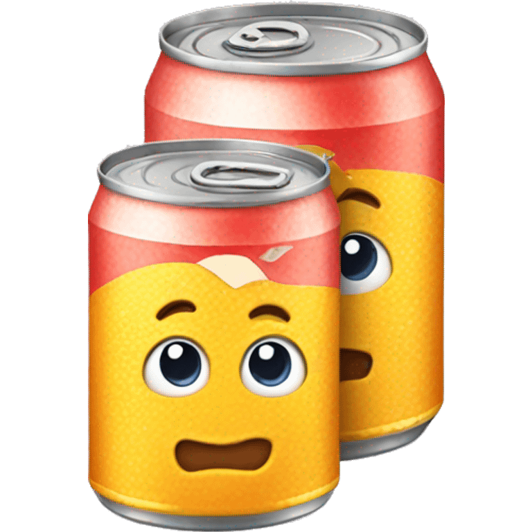 Two canned drinks emoji