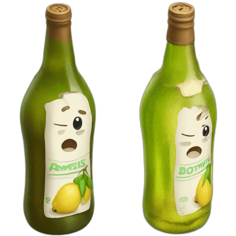 Botella anis emoji