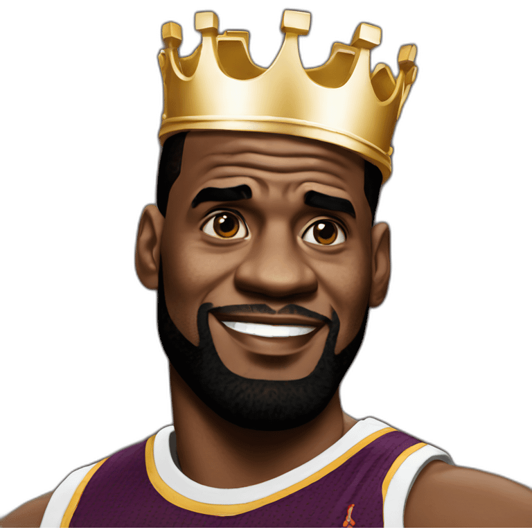 King Lebron James emoji