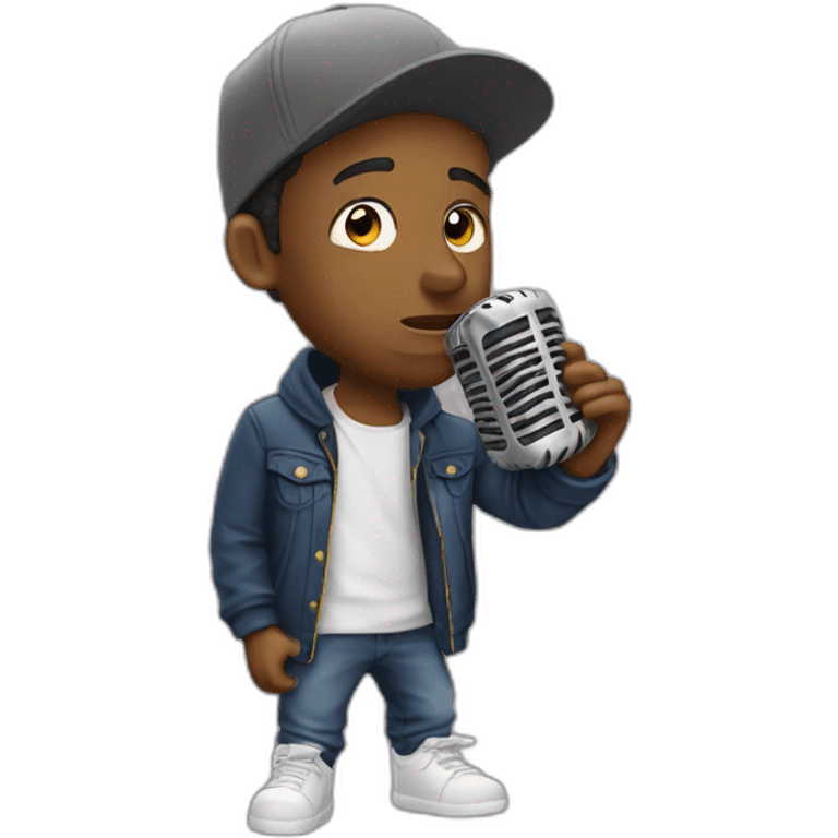 Le rappeur la fève  emoji