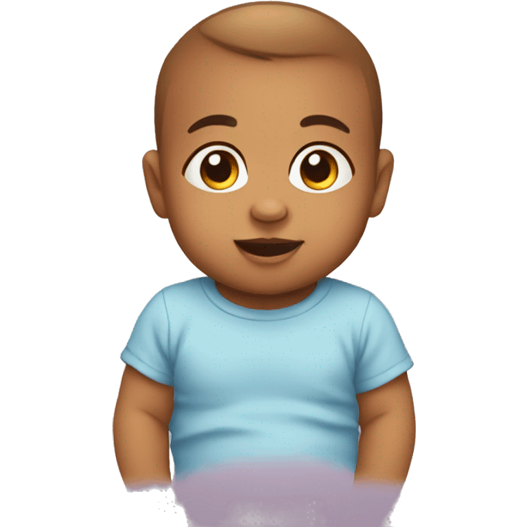 a baby emoji