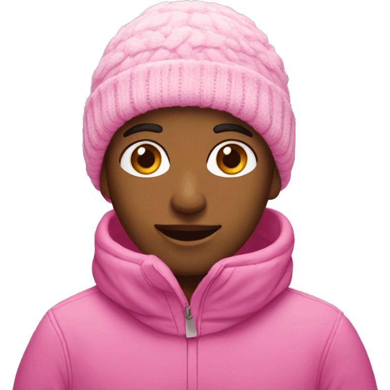 pink winter emojis  emoji