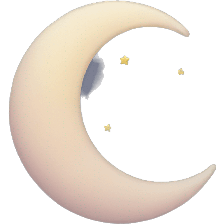 crescent moon emoji